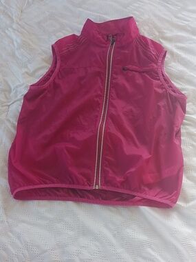 FABLETICS Ramla Pink Zip Yoga or Cycling Fitness Vest Women's Large